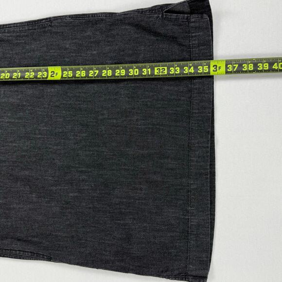 Lauren Ralph Lauren Women’s Denim Cotton Popover Shift Dress XS Gray - Picture 15 of 16